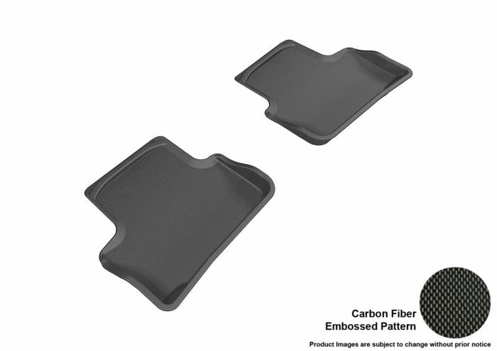 3D MAXpider 3D MAXpider 2005-2010 Chevrolet Cobalt Kagu 2nd Row Floormats - Black ACEL1CH01621509