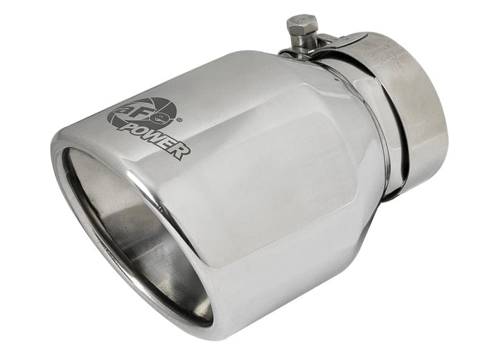 aFe aFe MACH Force-Xp 304 SS Clamp-On Exhaust Tip 2.5in. Inlet / 4in. Outlet / 6in. L - Polished AFE49T25404-P06