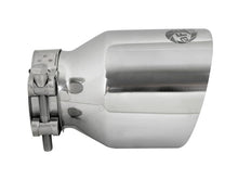 Load image into Gallery viewer, aFe aFe MACH Force-Xp 304 SS Clamp-On Exhaust Tip 2.5in. Inlet / 4in. Outlet / 6in. L - Polished AFE49T25404-P06