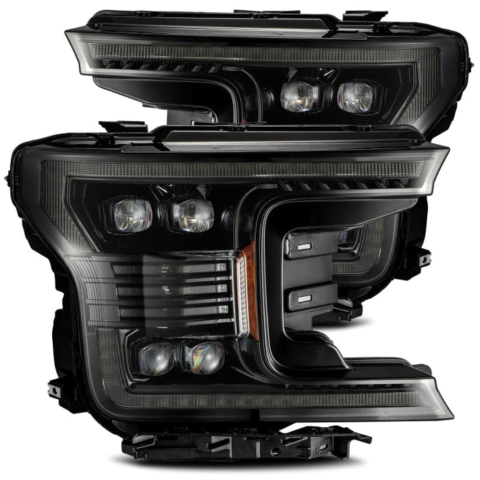 AlphaRex AlphaRex 18-20 Ford F-150 NOVA LED Proj Headlight Plank Style Alpha Blk w/Activ Light/Seq Signal/DRL ARX880165