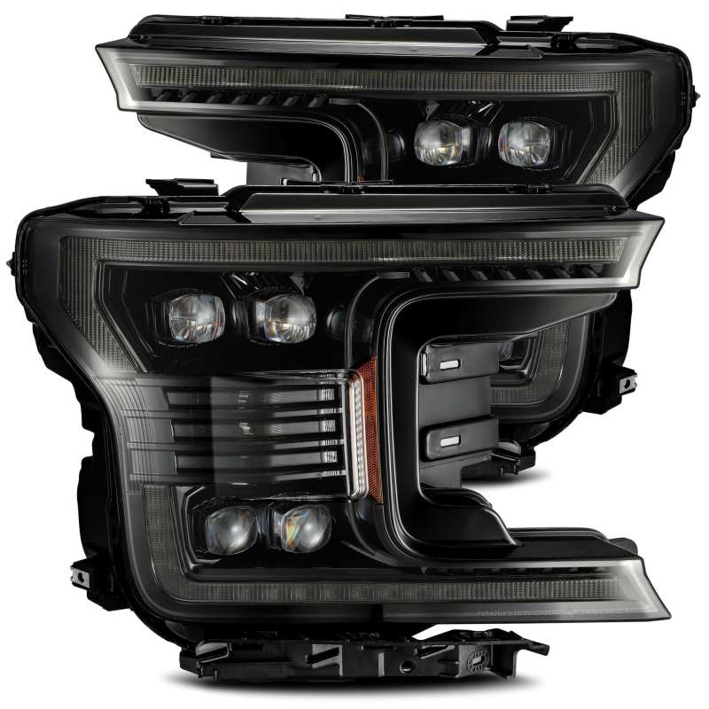 AlphaRex AlphaRex 18-20 Ford F-150 NOVA LED Proj Headlight Plank Style Alpha Blk w/Activ Light/Seq Signal/DRL ARX880165