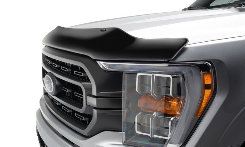 AVS AVS 17-18 Nissan Titan Bugflector Medium Profile Hood Shield - Smoke AVS23635