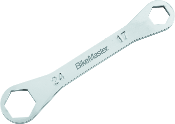 BikeMaster Rider Wrench - 24mm 6-pt x 17mm 6-pt BKM150337