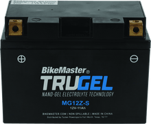 Load image into Gallery viewer, BikeMaster Trugel Battery MG12Z-S BKM780509