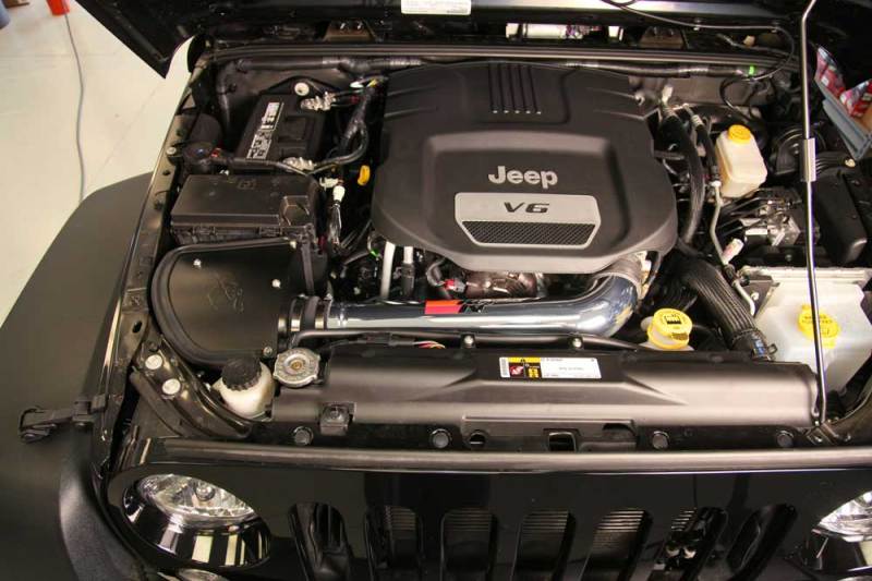 K&N Engineering K&N 12-18 Jeep Wrangler V6-3.6L High Flow Performance Intake Kit (12-15 CARB Approved) KNN77-1566KP