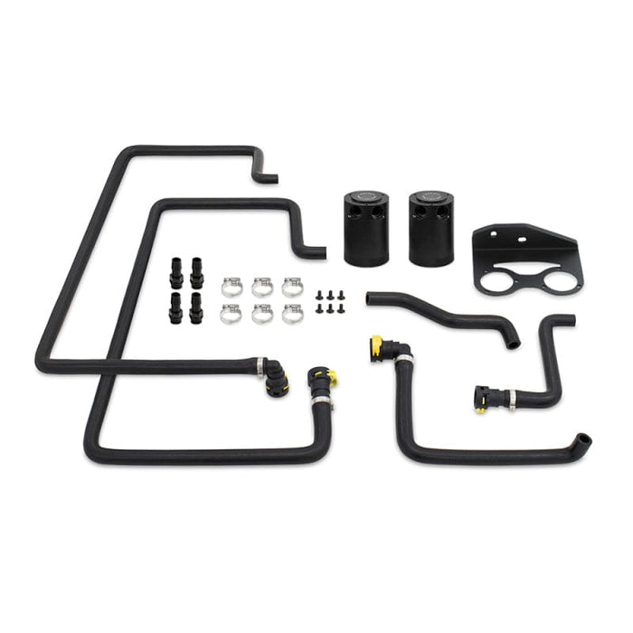 Mishimoto Mishimoto 18+ Ford F-150 2.7L EcoBoost Baffled Oil Catch Can Kit - Clear MISMMBCC-F27T-18SBE