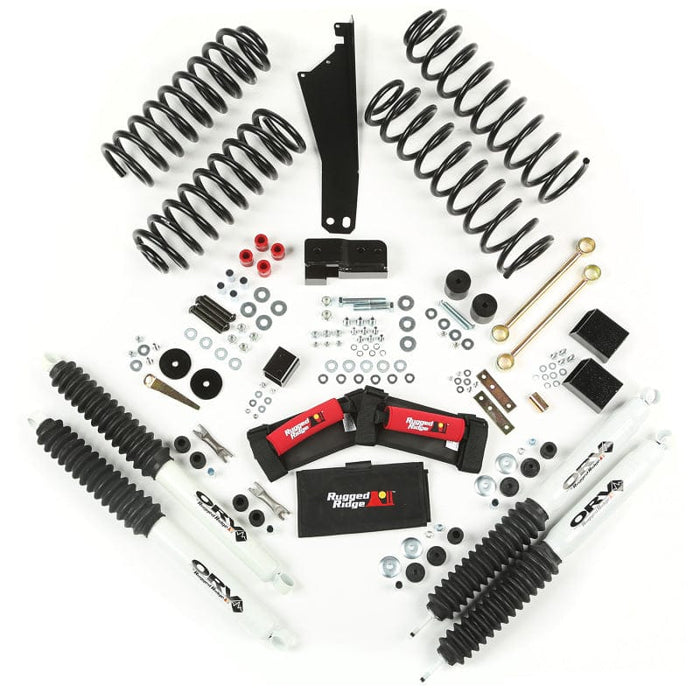 Rugged Ridge Rugged Ridge 2.5in Lift Kit with Shocks 07-18 Jeep Wrangler JK RUG18415.50