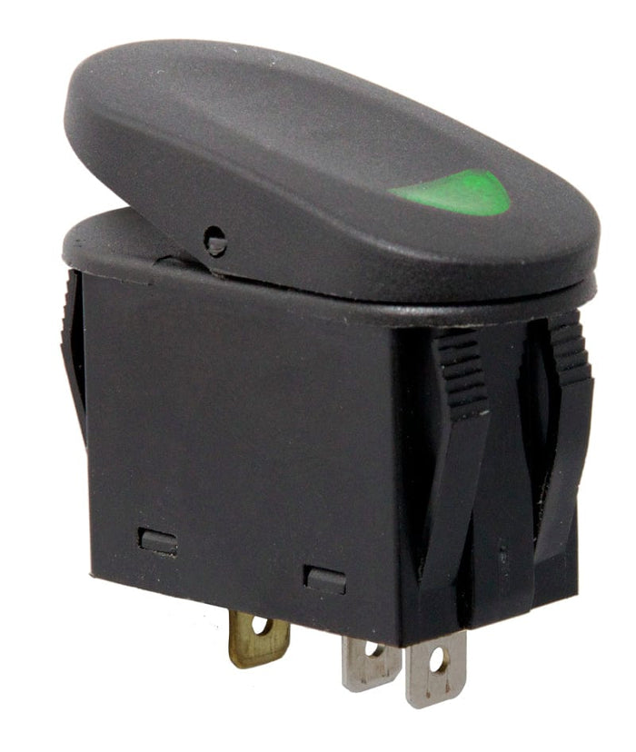 Rugged Ridge Rugged Ridge 2-Position Rocker Switch Green RUG17235.04