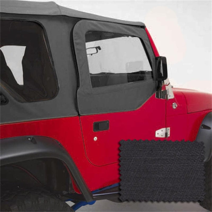 Rugged Ridge Rugged Ridge Door Skins Black Denim 97-06 Jeep Wrangler RUG13717.15