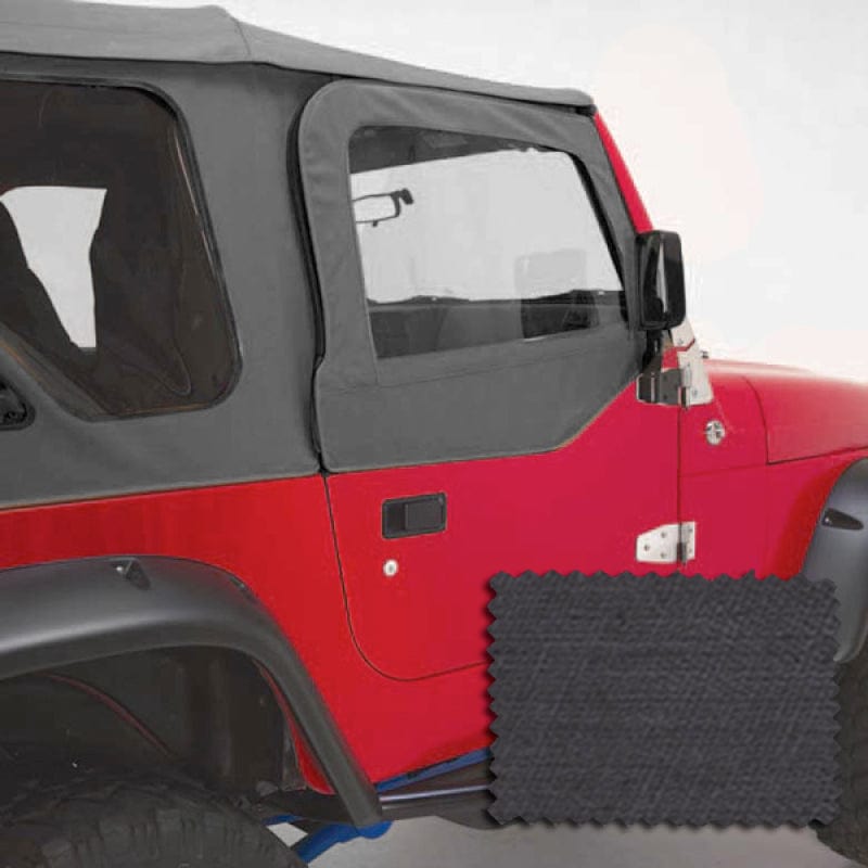 Rugged Ridge Rugged Ridge Door Skins Black Denim 97-06 Jeep Wrangler RUG13717.15