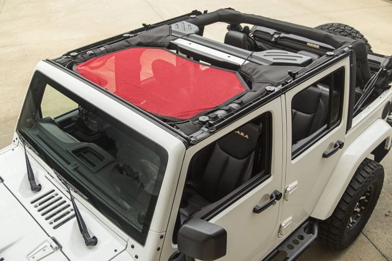 Rugged Ridge Rugged Ridge Eclipse Sun Shade Front Red 07-18 Jeep Wrangler RUG13579.24