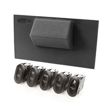 Load image into Gallery viewer, Rugged Ridge Rugged Ridge Etched Lower 4 Switch Panel Kit 07-10 JK RUG17235.72