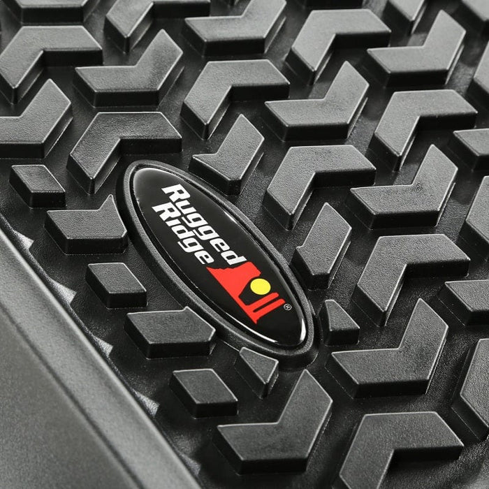 Rugged Ridge Rugged Ridge Floor Liner Front Black 2009-2010 Ford F-150 / Raptor / Regular / Extended RUG82902.03