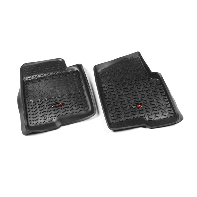 Rugged Ridge Rugged Ridge Floor Liner Front Black 2009-2010 Ford F-150 / Raptor / Regular / Extended RUG82902.03