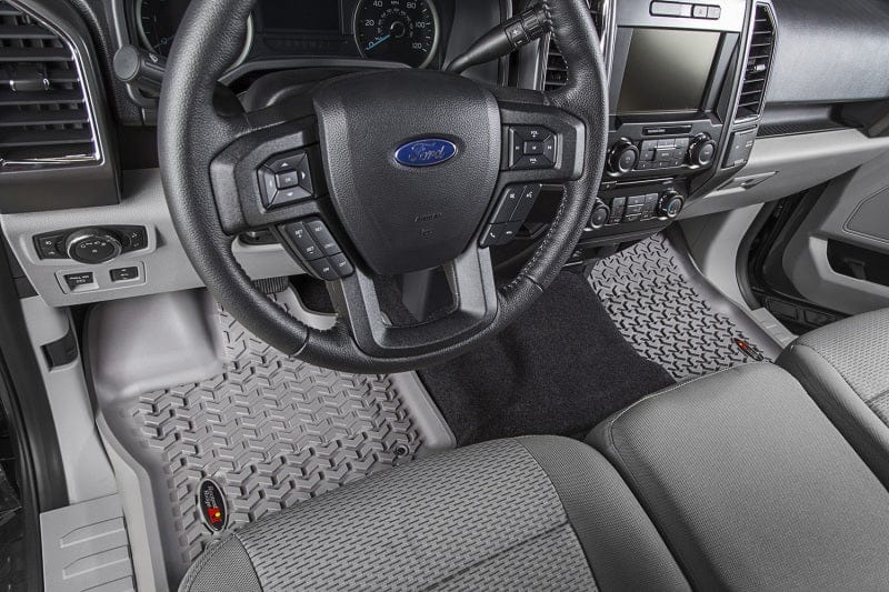 Rugged Ridge Rugged Ridge Floor Liner Front Gray 2015-2020 Ford F-150 / Raptor / Extended / Super Crew Cab RUG84902.33