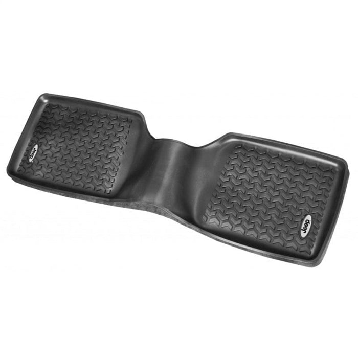 Rugged Ridge Rugged Ridge Floor Liner Rear Black 1984-2001 Jeep Logo Cherokee XJ RUGDMC-12950.19