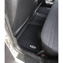 Load image into Gallery viewer, Rugged Ridge Rugged Ridge Floor Liner Rear Black 1984-2001 Jeep Logo Cherokee XJ RUGDMC-12950.19