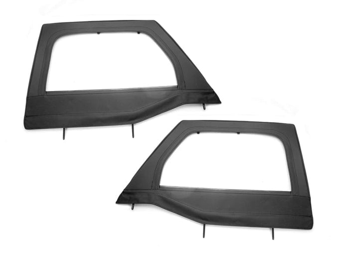 Rugged Ridge Rugged Ridge Upper Soft Door Kit Front Black Diamond 07-18 Jeep Wrangler JK RUG13711.15