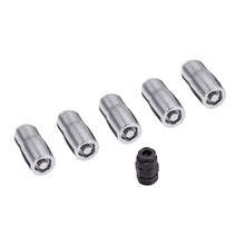 Load image into Gallery viewer, Rugged Ridge Rugged Ridge Wheel Lock Nut Set 5 Nuts w/Key Chrome M14-1.5 RUG16715.31