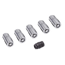 Load image into Gallery viewer, Rugged Ridge Rugged Ridge Wheel Lock Nut Set 5 Nuts w/Key Chrome M14-1.5 RUG16715.31