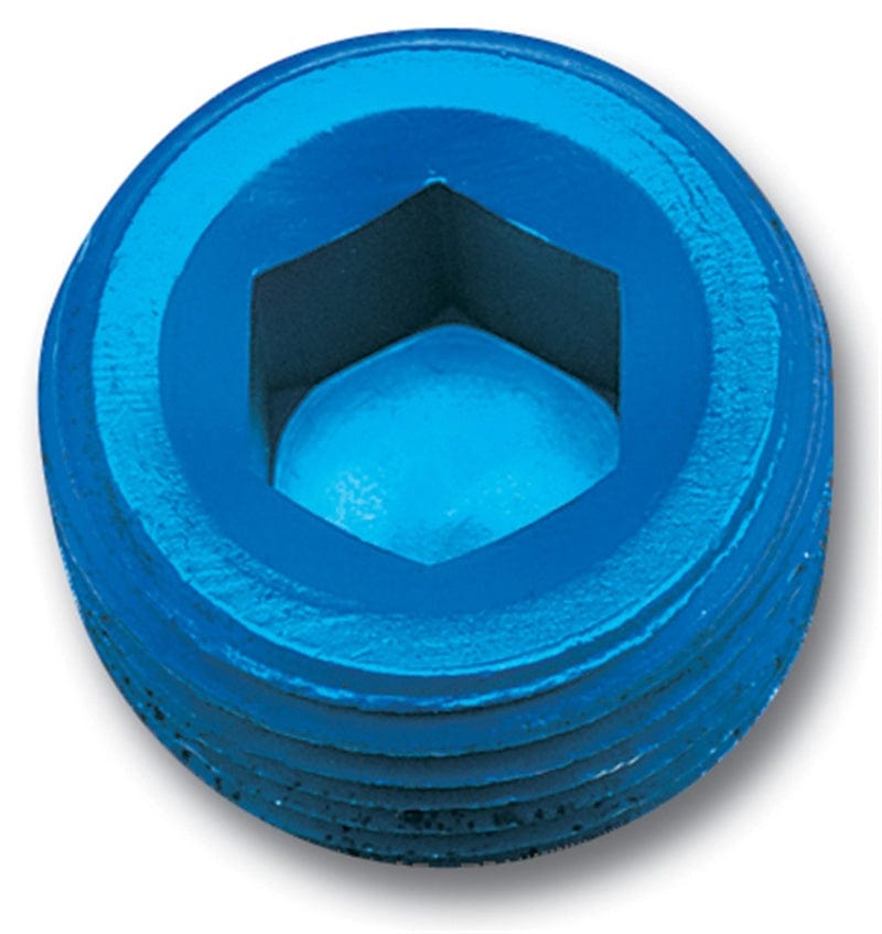 Russell Russell Performance 1/8in Allen Socket Pipe Plug (Blue) RUS662030