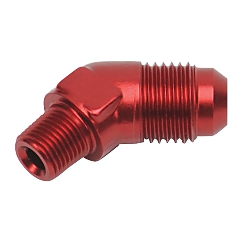 Russell Russell Performance -6 AN MALE X 1/8in NPT MALE 45 DEG (Red) RUS660104