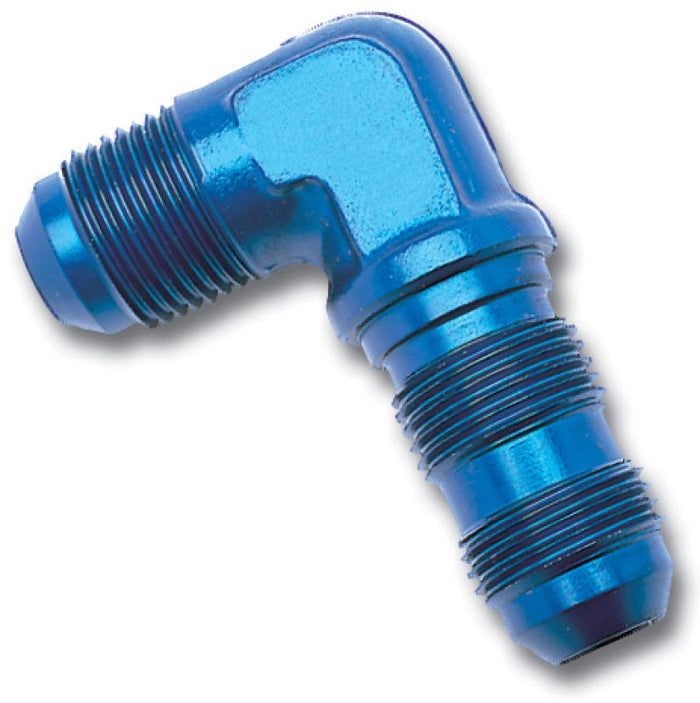 Russell Russell Performance -8 AN 90 Degree Flare Bulkhead (Blue) RUS661260