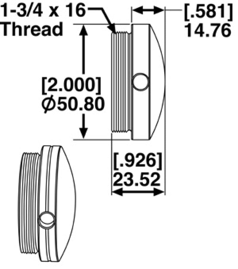 SPC Performance SPC Performance DOMED RUBBER FOOT SPC25605