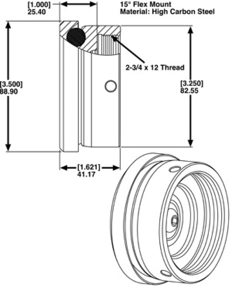 SPC Performance SPC Performance END MOUNT & ADAPTOR ASSY SPC25501