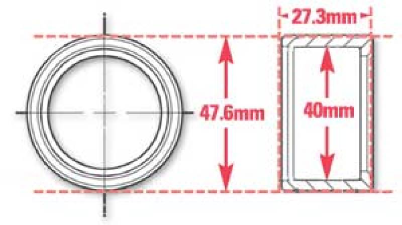 SPC Performance SPC Performance Weld-In Ring Kit 40 mm ID SPC15526