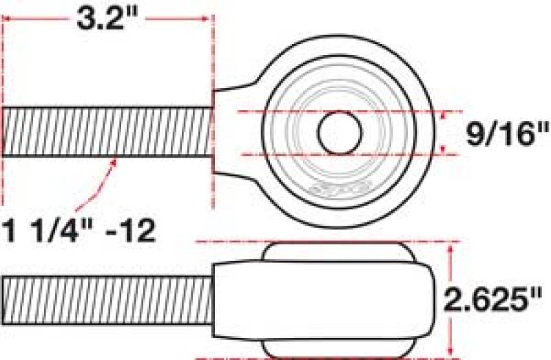 SPC Performance SPC Performance XAXIS Rod End Ball Joint SPC15742