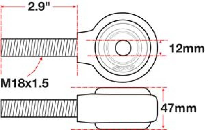 SPC Performance SPC Performance XAXIS Rod End Ball Joint SPC15770