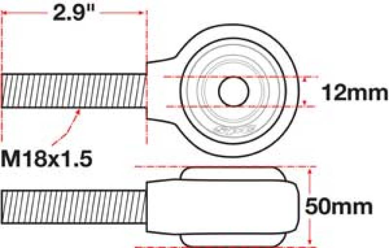 SPC Performance SPC Performance XAXIS Rod End Ball Joint SPC15774