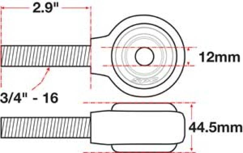 SPC Performance SPC Performance XAXIS Rod End Ball Joint SPC15792