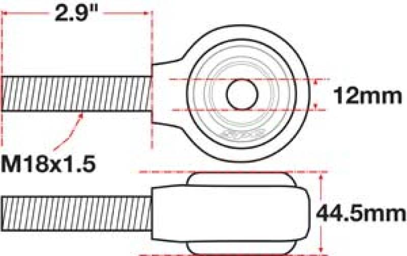 SPC Performance SPC Performance XAXIS Rod End Ball Joint SPC15794