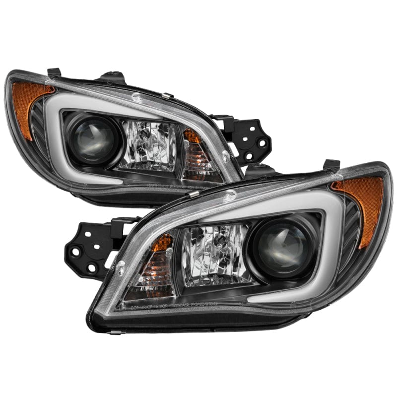 SPYDER Spyder Subaru WRX 2006-2007 Projector Headlights - Halogen Only - Black PRO-YD-SWRX06-LBDRL-BK SPY5083920