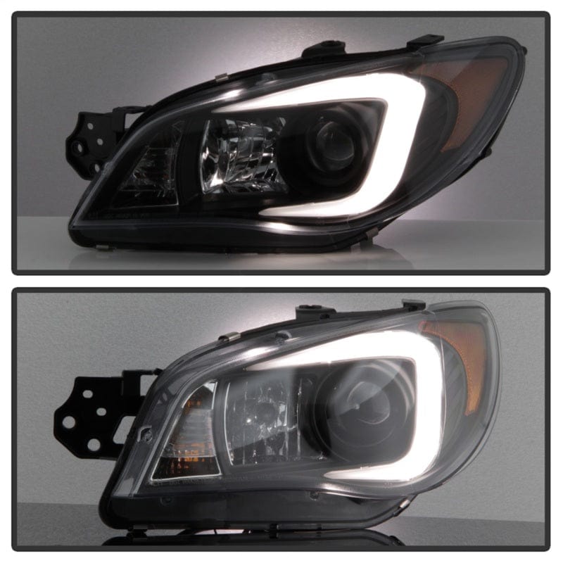 SPYDER Spyder Subaru WRX 2006-2007 Projector Headlights - Halogen Only - Black PRO-YD-SWRX06-LBDRL-BK SPY5083920