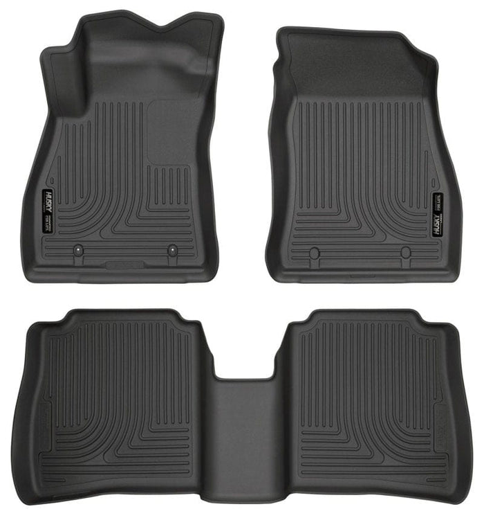 Husky Liners Husky Liners 14-18 Nissan Sentra Weatherbeater Black Front & 2nd Seat Floor Liners HSL95631