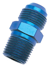 Load image into Gallery viewer, Russell Russell Performance -3 AN to 1/8in NPT Straight Flare to Pipe (Blue) RUS660410